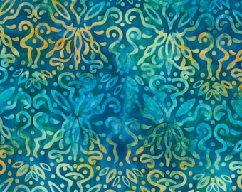Lapis - Expressions Batiks Tjaps Collection by Riley Blake Designs, 100% Cotton Fabric, BTPT1127