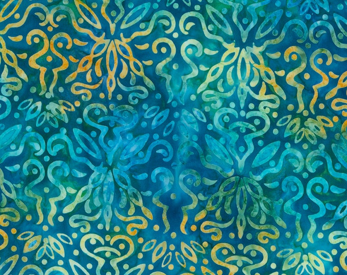 Lapis - Expressions Batiks Tjaps Collection by Riley Blake Designs, 100% Cotton Fabric, BTPT1127