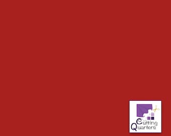 Barn Red, Confetti Cottons - Riley Blake Designs, Solid, Basic Colors, Red, 100% Cotton Fabric C120-Barn Red