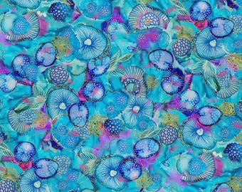 Painted Sea Sea Life Allover Small, 100% Cotton, PSEA-5942-MU
