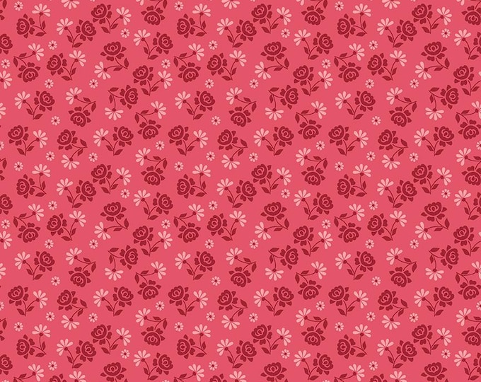 Berry & Sage Roses Tea Rose, 100% Cotton Fabric, C17380-TEA ROSE