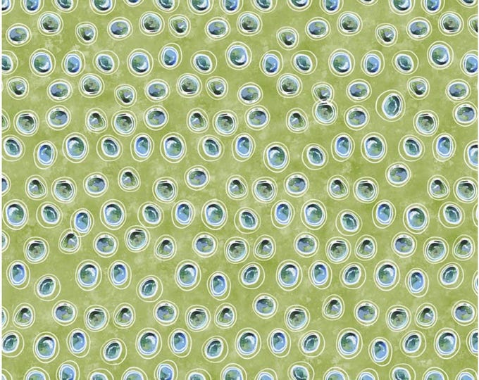 Spring In The Northwoods Mini Sketchy Dots by Jamie Kalvestran for P&B Textiles, 100% Premium Cotton Fabric, SINW 5416 G