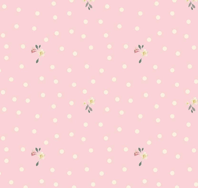 Yard 12 Yard Riley Blake Rose /& Violet/'s Garden Dots Blush Fat Quarters 100/% Cotton Sewing and DIY Crafts Great for Quilting