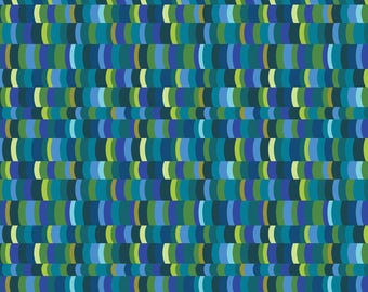 Zest - Gusto Azure by Modern Quilt Studio for Benartex Designer Fabrics, 100% Cotton Fabric, 13568-52