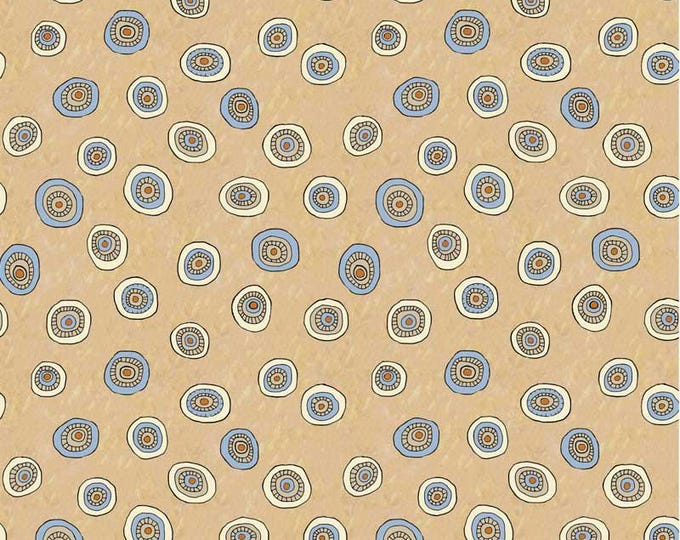 Origins Tossed Ditzy Dot Ecru by Jamie Kalvestran for P&B Textiles, 100% Premium Cotton Fabric, ORIG 5191 NE