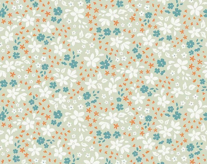 Winged Medley Petals Sage by Katherine Lenius for Riley Blake Designs, 100% Cotton Fabric, C15913-SAGE
