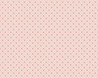 Farmer's Daughter Cherries Background Coral, 100% Cotton Fabric, C17188-CORAL