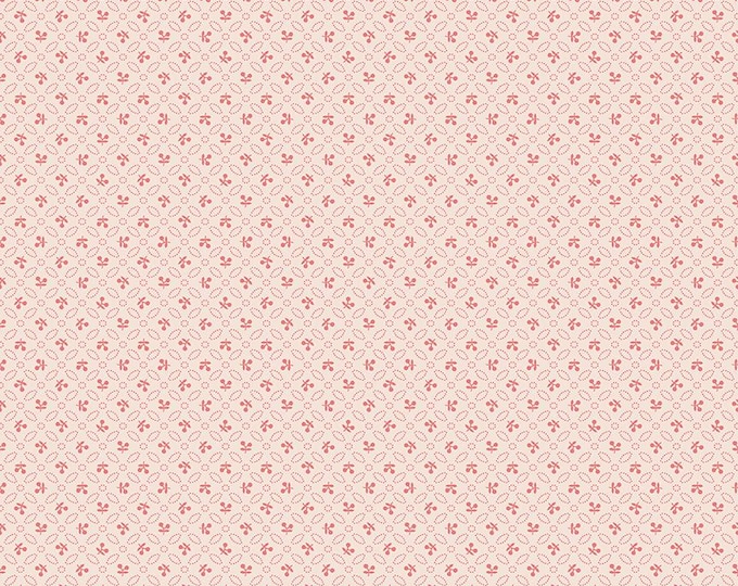 Farmer's Daughter Cherries Background Coral, 100% Cotton Fabric, C17188-CORAL