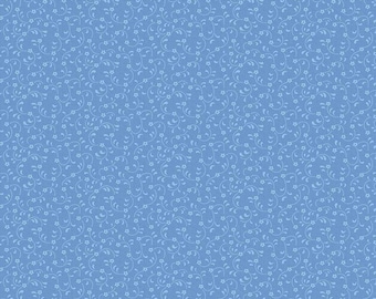 Floret Cornflower, 100% Cotton, C675-Cornflower