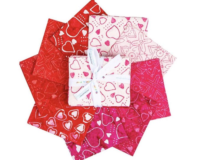 Expressions Batiks Love Punch 9-Piece Fat Quarter Bundle, FQ-23493-9