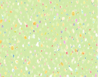 Gabriella - Dash Light Green for P&B Textiles, 100% Premium Cotton Fabric, GABR-4815-LG