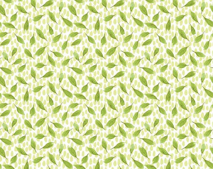 Plum Petals Leaves Fern by Diane Labombarde by Lori Holt for Riley Blake Designs, 100% Cotton Fabric, C15644-FERN