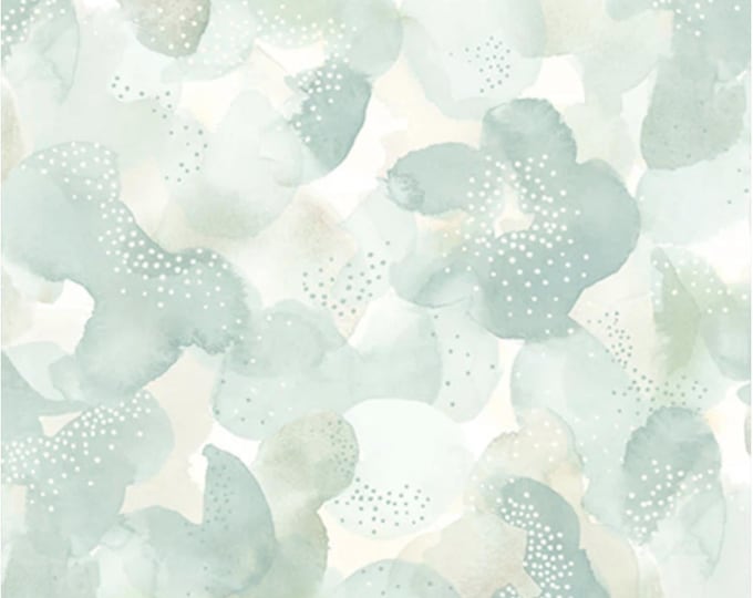 Nature Story - Leaf Canopy Blender Light Blue Green, 100% Cotton, NSTO 5842 LBG