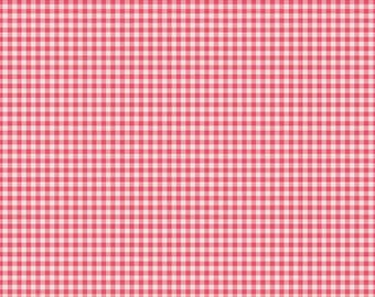Sew In Love Gingham Pink, Cotton Fabric, C16906-PINK
