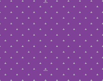 Celebrate with Hershey Valentine's Day Kisses Dots Purple Sparkle by Riley Blake Designs, 100% Fine Cotton Fabric, SC12806-PURPLE