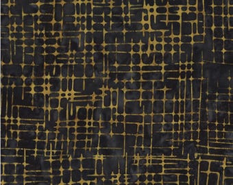 Ebony - Bali Urban Weave Collection by Benartex Studio, 100% Cotton Batik Fabric, 9275-12