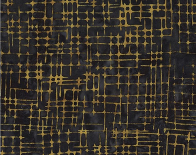 Ebony - Bali Urban Weave Collection by Benartex Studio, 100% Cotton Batik Fabric, 9275-12