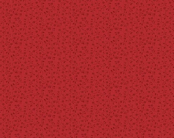 Floret Red, 100% Cotton, C675-Red