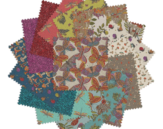 Small Wonders  5" Charm Pack by Benartex Designer Fabrics, 100% Cotton, 42 pcs, SMWN5PK