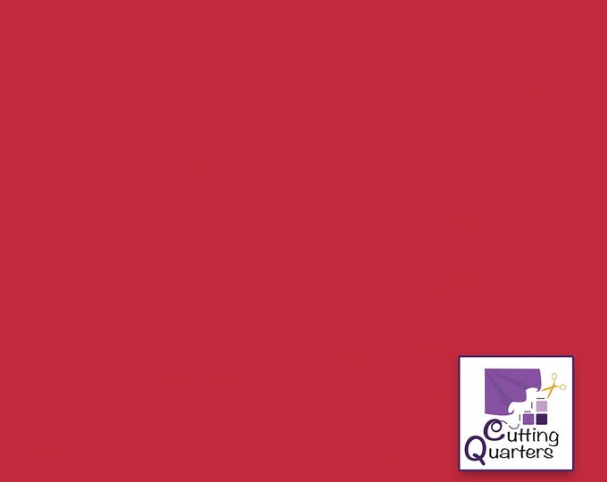 Jazzberry, Confetti Cotton - Riley Blake Designs, Solid, Basic Colors, Red, 100% Cotton Fabric C120-Jazzberry