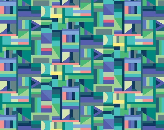 Zest - Wonder Meadow by Modern Quilt Studio for Benartex Designer Fabrics, 100% Cotton Fabric, 13567-41
