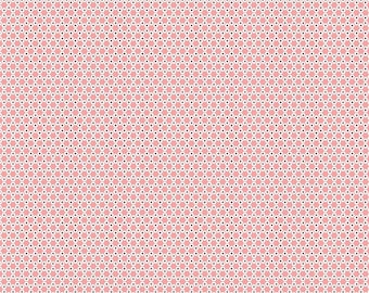 Stitch Hexi Coral, 100% Cotton, C10933-CORAL
