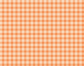 Spring's in Town - Plaid Orange by Sandy Gervais for Riley Blake Designs, 100% Cotton Fabric, C14212-Orange