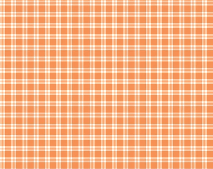 Spring's in Town - Plaid Orange by Sandy Gervais for Riley Blake Designs, 100% Cotton Fabric, C14212-Orange