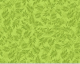 Sweden Vineyard-Green Glow, 100% Cotton Fabric