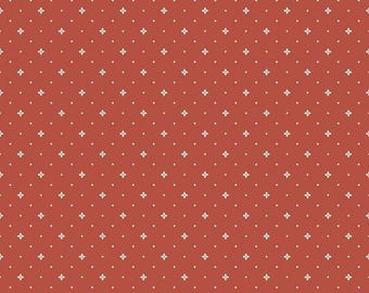 Arrival of Winter Ditsy Rose, 100% Cotton, C13526-ROSE