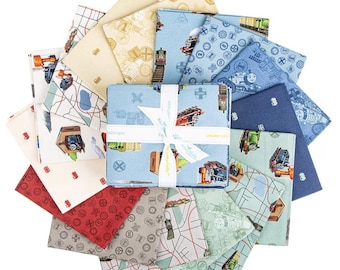 Thomas & Friends 80th Anniversary 15-Piece Fat Quarter Bundle, FQ-17010-15
