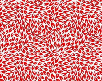 Red Rhapsody Petal Party White/Red, 100% Cotton, 14073-19