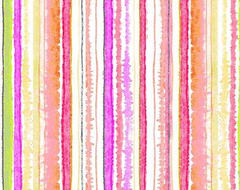SALE - Timeless Treasures Spring Song Stripe-Pink - CD8621, 100% Cotton Fabric