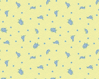 Sunny Skies Small Floral Sun by Jill Finley for Riley Blake Designs, 100% Cotton Fabric, C14636-Sun