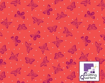 Sweet Picnic - Kaleidoscope Poppy by Natàlia Juan Abelló for Riley Blake Designs, 100% Fine Cotton, C12094-POPPY