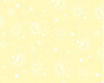 Star Bright Tone-on-Tone Yellow by Jennifer Ellory for P&B Textiles,  100% Premium Cotton Fabric, SBRI-4600-Y