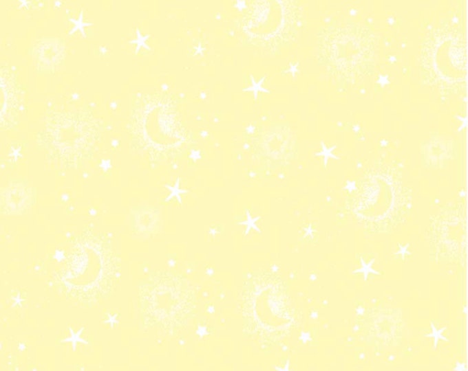 Star Bright Tone-on-Tone Yellow by Jennifer Ellory for P&B Textiles,  100% Premium Cotton Fabric, SBRI-4600-Y