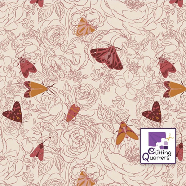 Kismet - Cloak and Petal by Sharon Holland for Art Gallery Fabrics, 100% Premium Cotton Fabric