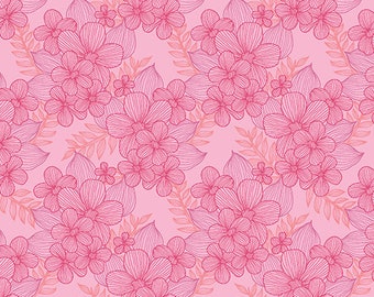 Lace Rose - Judy's Bloom Collection by Eleanor Burns for Benartex Designer Fabrics, 100% Cotton Fabric, 13555-26