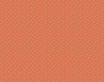 Happy at Home Dots Salmon by Tara Reed for Riley Blake Designs, 100% Fine Cotton, C13706-Salmon