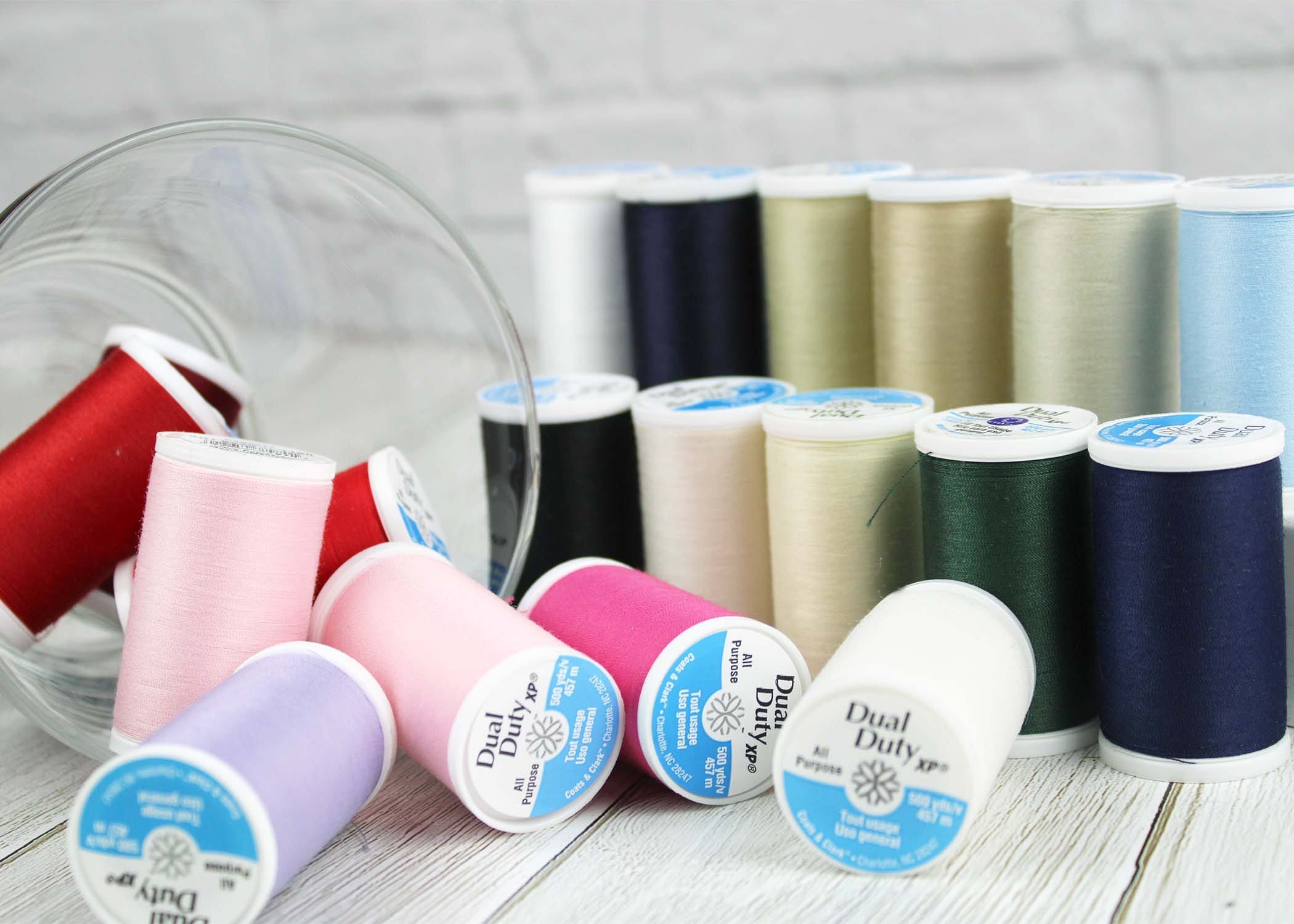 Coats & Clark All Purpose Natural Polyester Thread, 500 yards/457 meters 