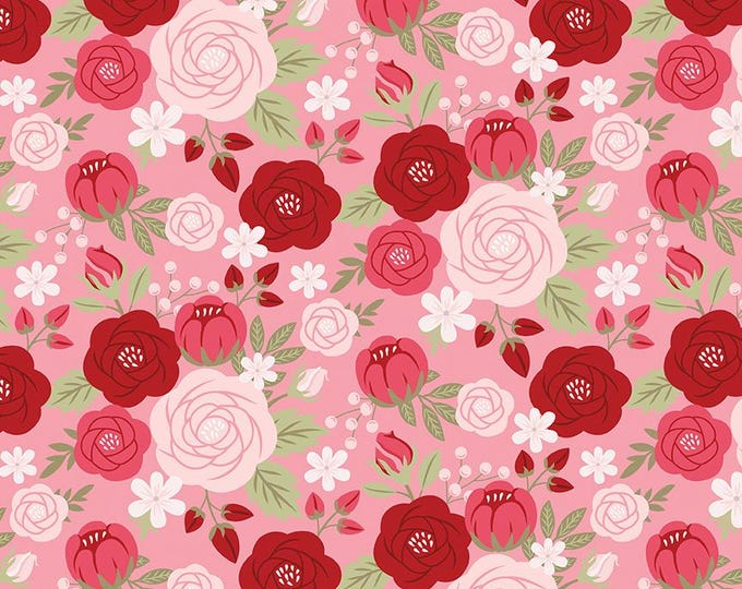 Sew In Love Main Rose, Cotton Fabric, C16900-ROSE
