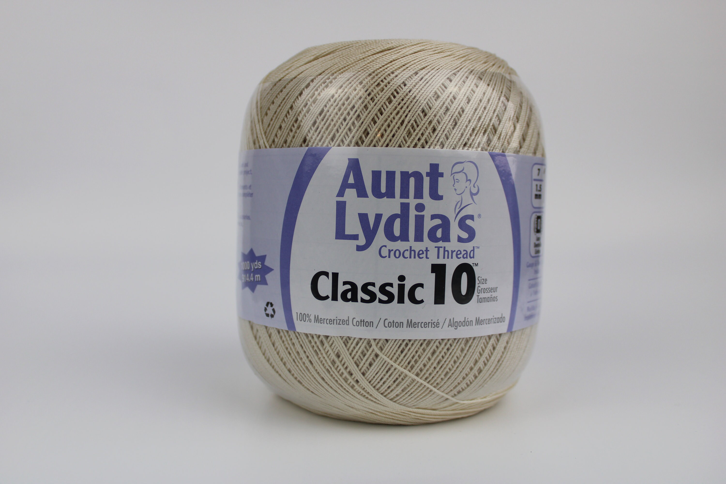 Aunt Lydia's Classic Crochet Thread Size 10 - Black