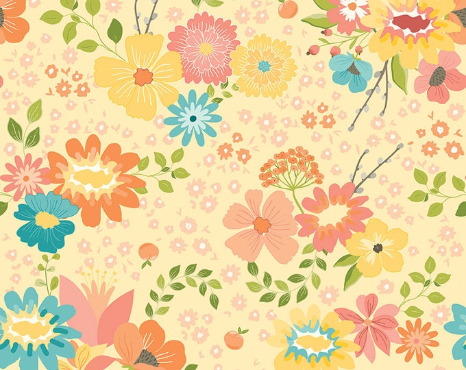 Spring's in Town - Main Sunshine by Sandy Gervais for Riley Blake Designs, 100% Cotton Fabric, C14210-Sunshine