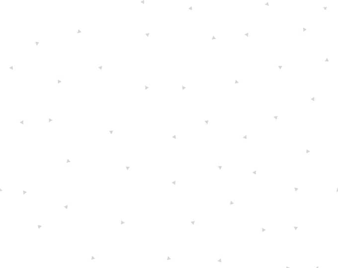 Lights On Triangulate, White-on-White, 100% Cotton, C14473-TRIANGULATE