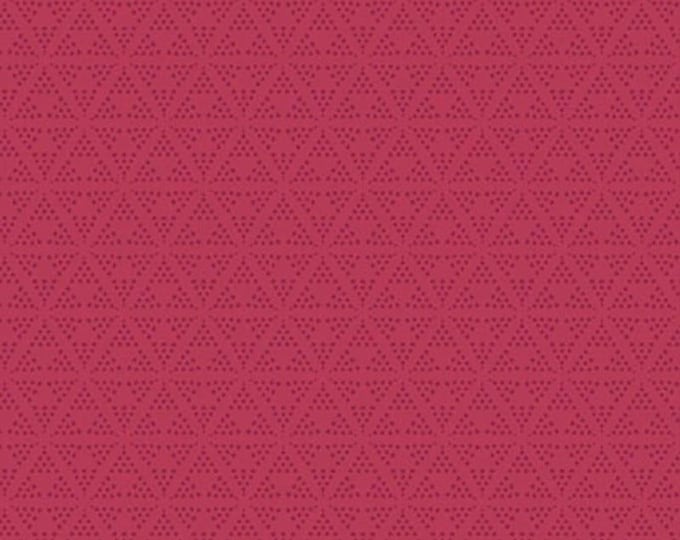 Whimsy II - Dotty Triangles Red, 100% Cotton, WHM2 5682 R
