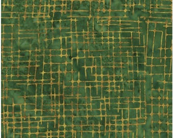 Emerald - Bali Urban Weave Collection by Benartex Studio, 100% Cotton Batik Fabric, 9275-44