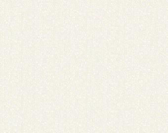 Floret Cream by Geri Robinson of Planted Seed Designs for Riley Blake Designs, 100% Fine Cotton, Tone-on-Tone Basics, C675-Cream
