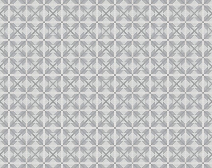 Winter Barn Quilts - Nordic Star Silver by Tara Reed for Riley Blake Designs, 100% Cotton Fabric, C12083