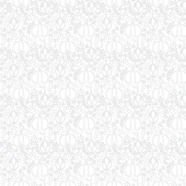 Hush Hush 2 - Scissor Envy by Simple Simon & Company for Riley Blake Designs, 100% Cotton Fabric, Low-Volume Collection, C12878